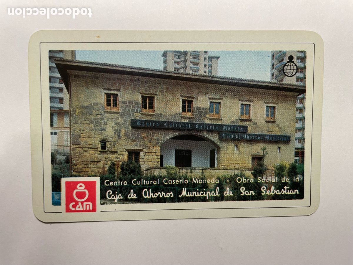 Coleccionismo Calendarios: calendario Fournier 1975, Caja Ahorros Municipal de San Sebasti&aacute;n