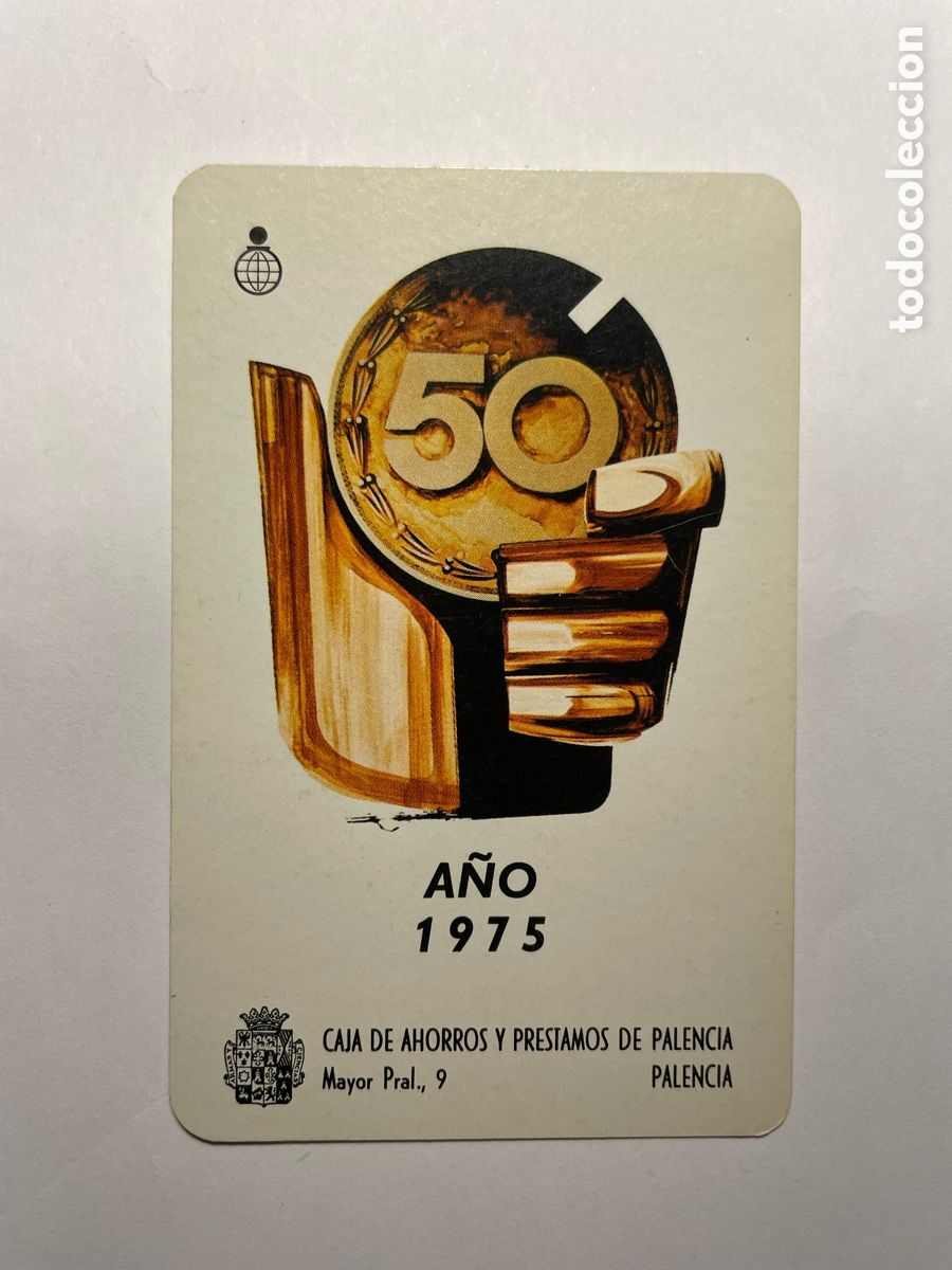 Coleccionismo Calendarios: Calendario Fournier 1975, Caja Ahorros de Palencia