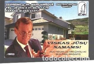 Coleccionismo Calendarios: Calendario extranjero del a&ntilde;o 1998 Prekbos Centras Garnys