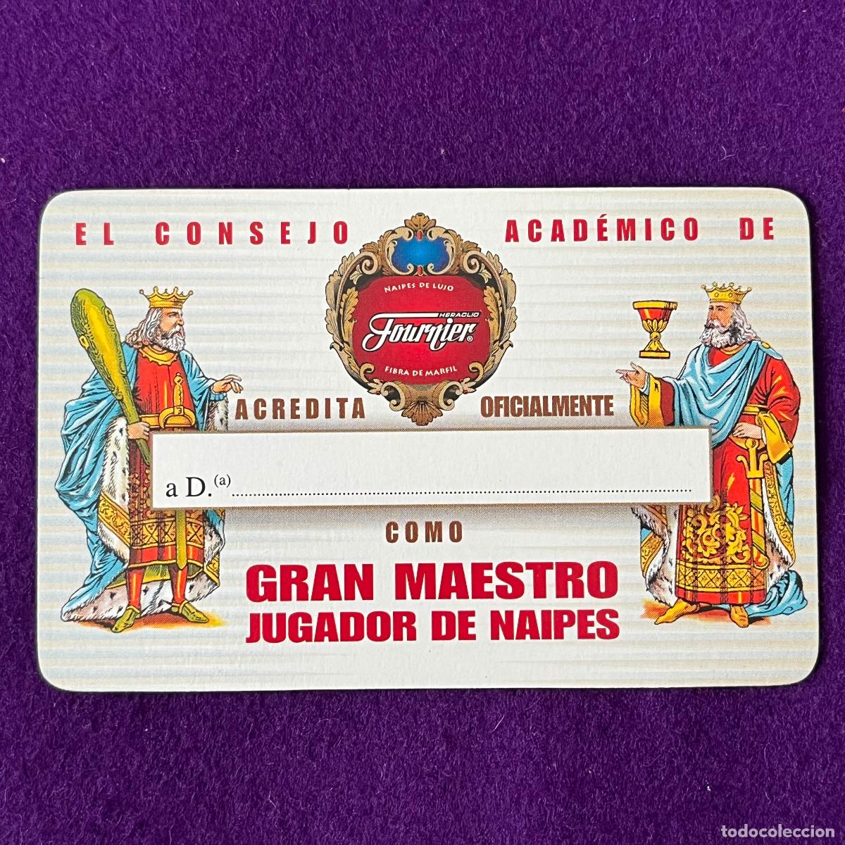 Coleccionismo calendarios: FOURNIER. CARNET TIPO CALENDARIO. GRAN MAESTRO JUGADOR DE NAIPES. A&Ntilde;OS 60. ORIGINAL.
