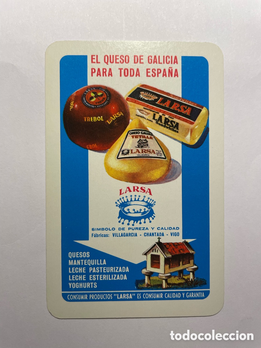 Coleccionismo Calendarios: Calendario Fournier 1977, Larsa