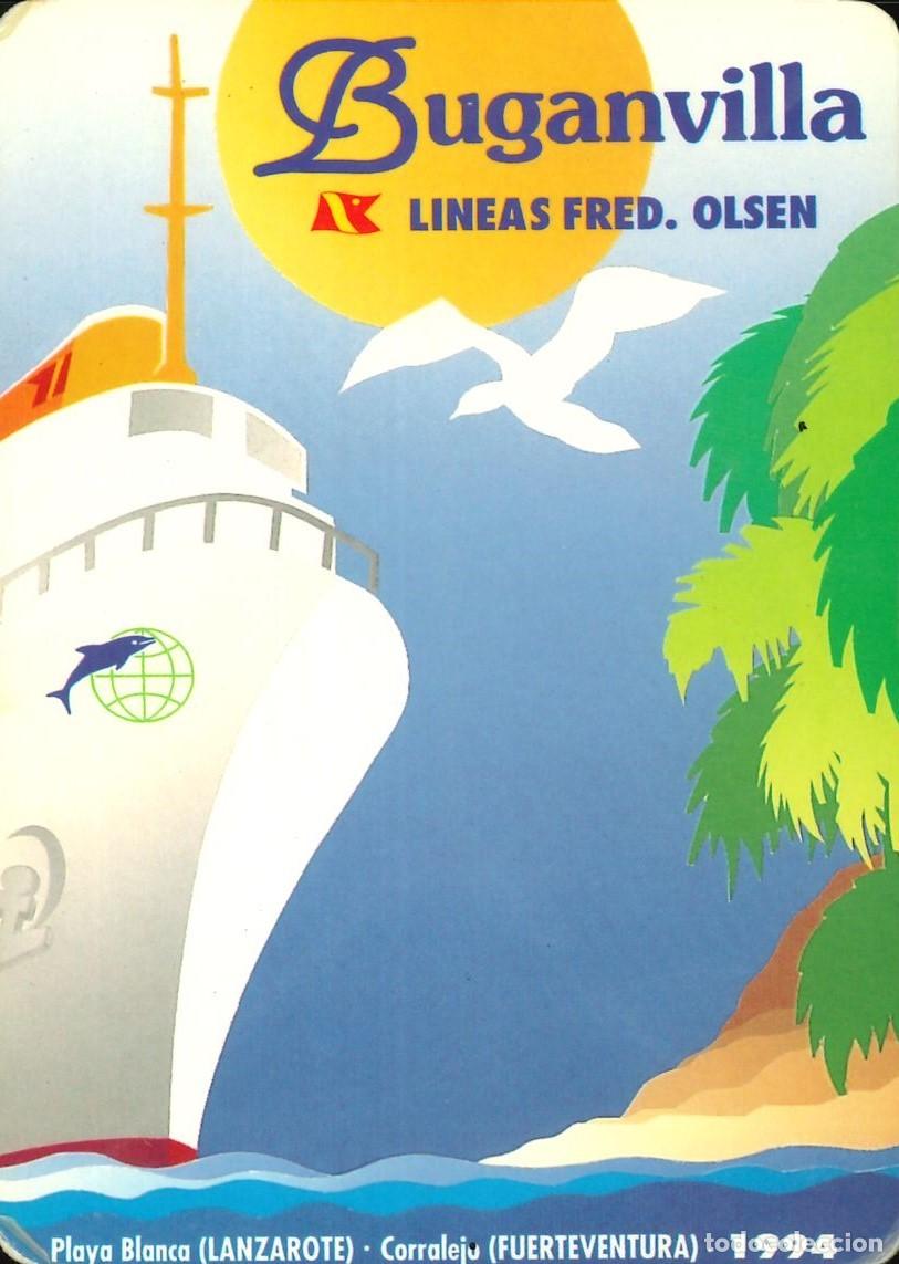 Collectionnisme Calendriers: CALENDARIO PUBLICIDAD - VIAJES - BUGANVILLA - LINEAS FRED. OLSEN - LANZAROTE - FUERTEVENTURA - 1994