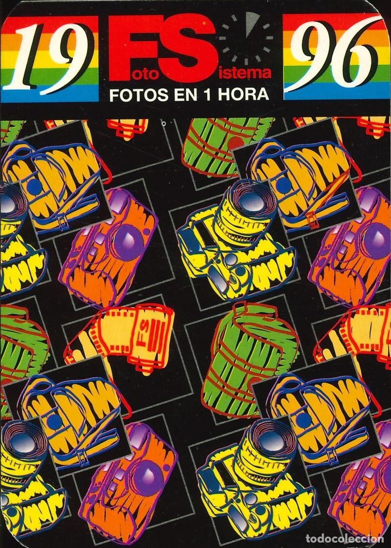 Colecionismo Calend&aacute;rios: CALENDARIO PUBLICIDAD - FOTOGRAFIA - FOTO SISTEMA - FOTOS EN 1 HORA - PUERTO DEL ROSARIO - A&Ntilde;O 1996