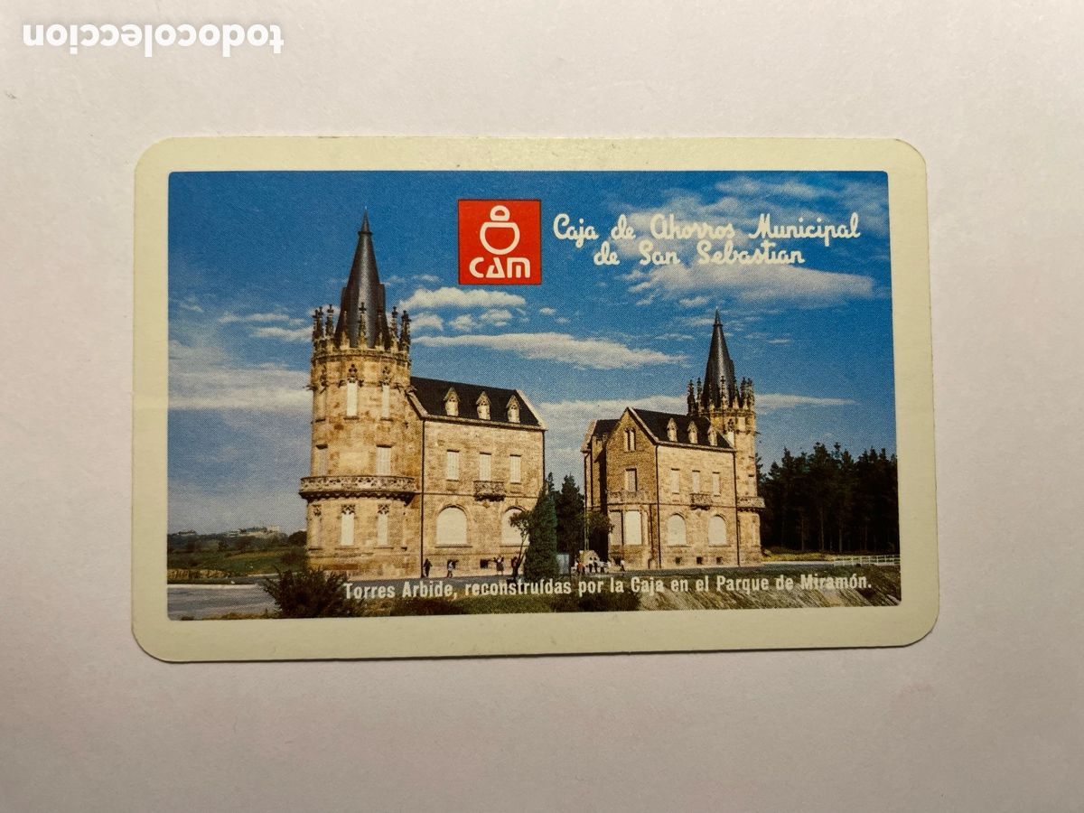 Coleccionismo Calendarios: Calendario Fournier 1977, Caja Ahorros Municipal de San Sebasti&aacute;n
