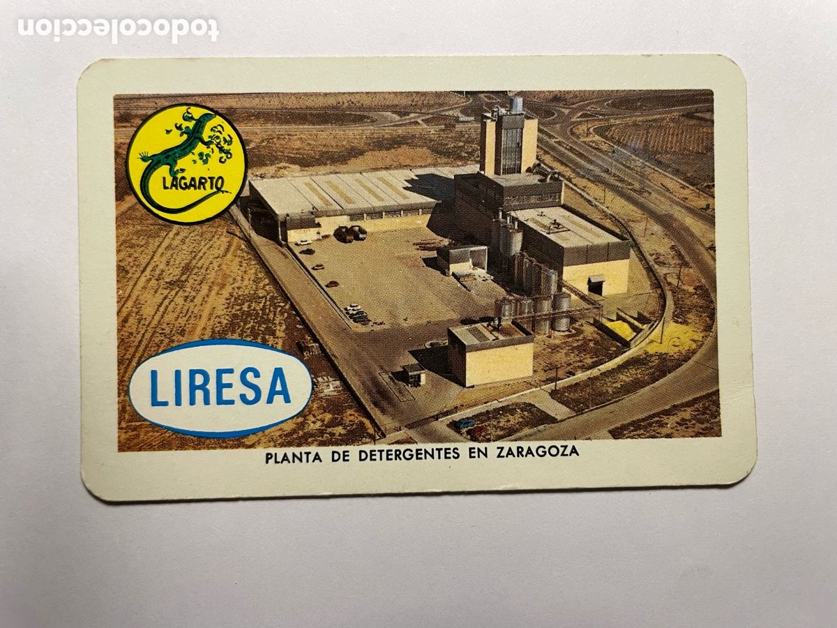Coleccionismo Calendarios: Calendario Fournier 1977, Lagarto-Liresa