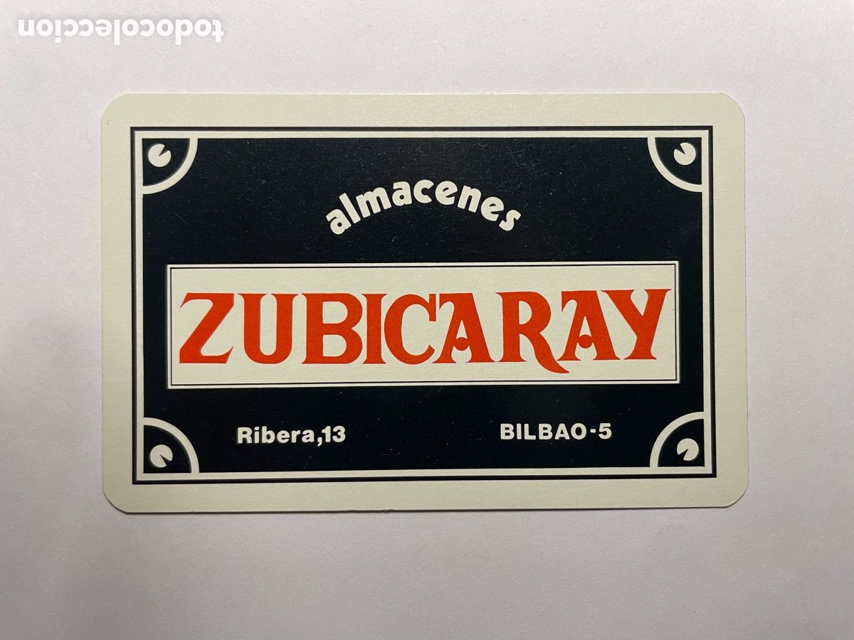 Coleccionismo Calendarios: Calendario Fournier 1977, Zubicaray