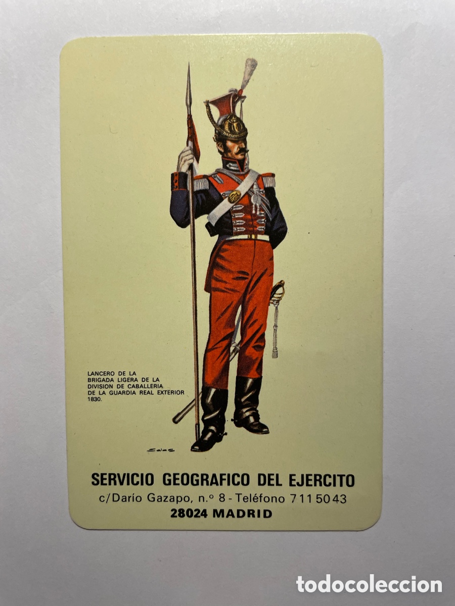Coleccionismo Calendarios: Calendario Fournier 1986, Servicio Geogr&aacute;fico del Ej&eacute;rcito