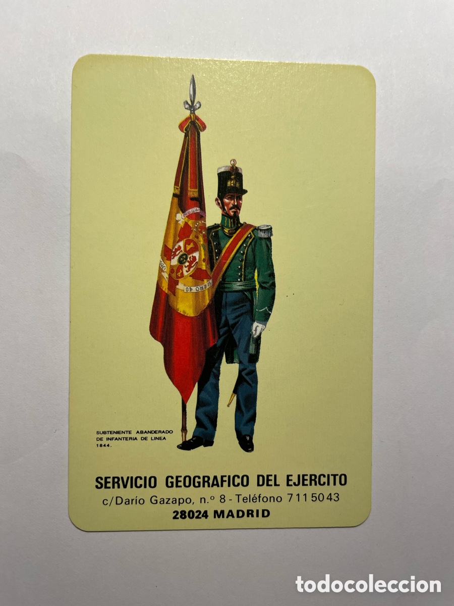Sammeln von Kalendern: Calendario Fournier 1993, Servicio Geogr&aacute;fico del Ej&eacute;rcito