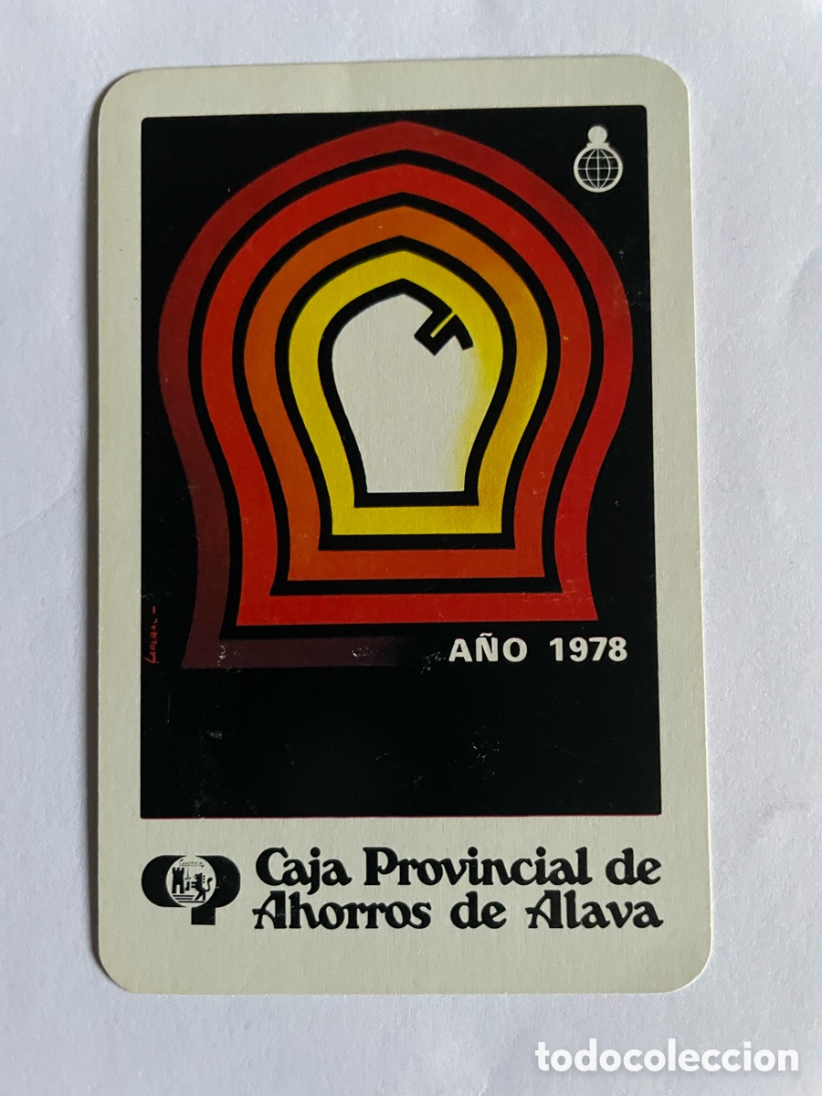 Coleccionismo calendarios: Calendario Fournier 1978, Caja Provincial de Ahorros de &Aacute;lava