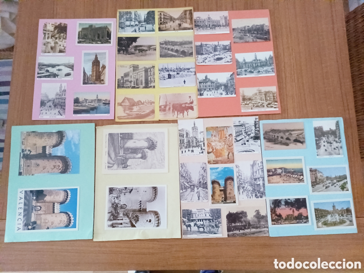 Coleccionismo calendarios: Lote postales y calendarios de la ciudad de valencia varios a&ntilde;os tal como se ven