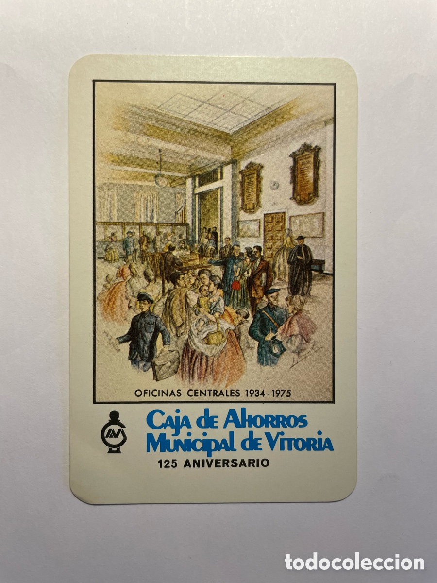 Coleccionismo calendarios: Calendario Fournier 1976, Caja Ahorros Municipal de Vitoria