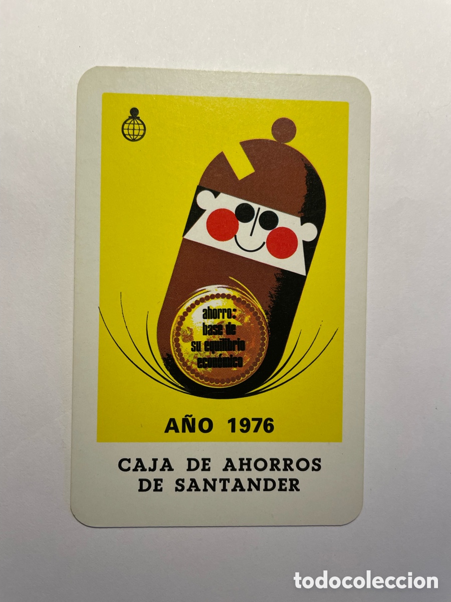 Collezionismo Calendari: Calendario Fournier 1976, Caja Ahorros de Santander