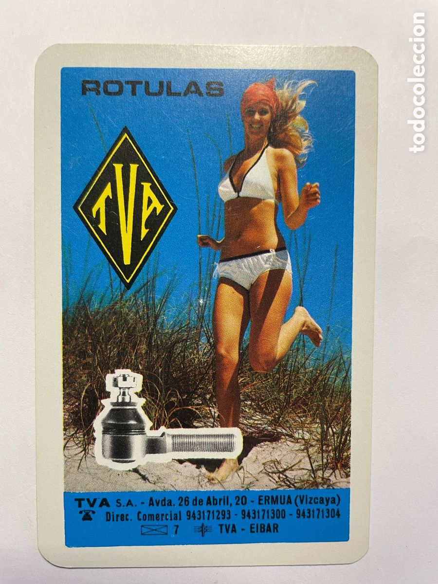 Coleccionismo calendarios: Calendario Fournier 1976, TVA