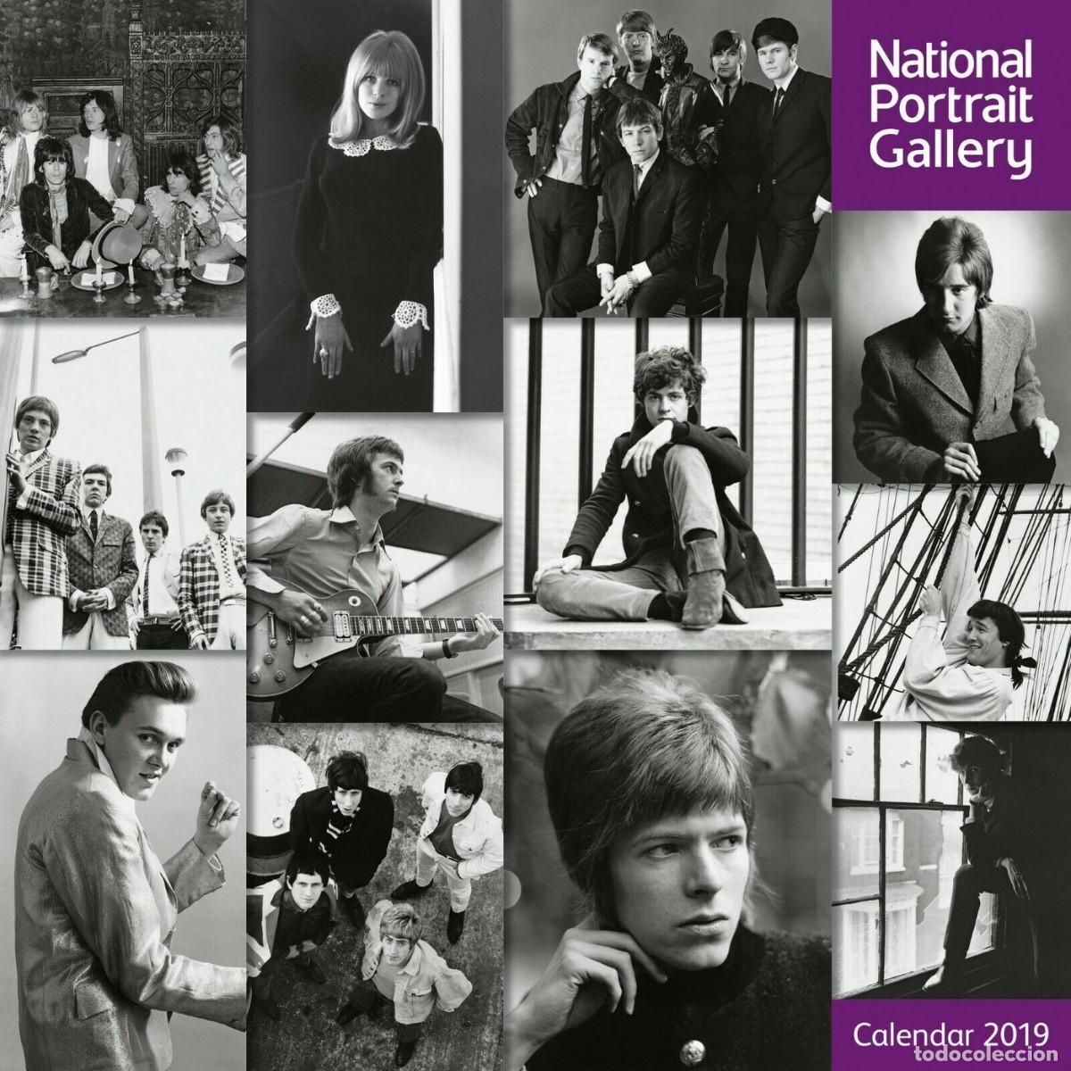 Coleccionismo calendarios: Calendario National Portrait Gallery 2019 - &Iacute;conos del Rock en Blanco y Negro