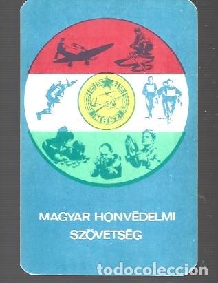 Collectionnisme Calendriers: CALENDARIO CON PUBLICIDAD DE MAGYAR HONVEDELMI EXTRANJERO DEL A&Ntilde;O 1972