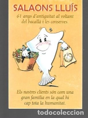 Collectionnisme Calendriers: CALENDARIO CON PUBLICIDAD DE SALAONS LLUIS BADALONA DEL A&Ntilde;O 2007