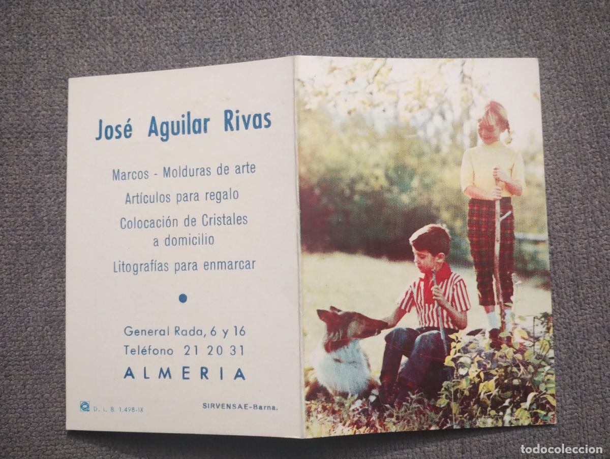 Coleccionismo Calendarios: Calendario 1971 publicidad Jos&eacute; Aguilar Rivas Almer&iacute;a .
