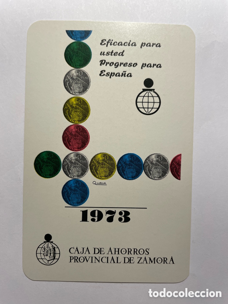 Coleccionismo calendarios: Calendario Fournier 1973, Caja Ahorros Provincial de Zamora