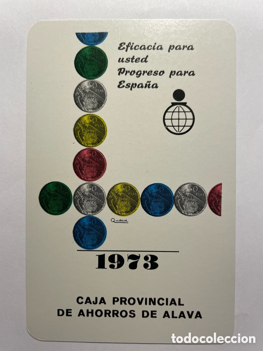 Coleccionismo calendarios: Calendario Fournier 1973, Caja Provincial de Ahorros de &Aacute;lava