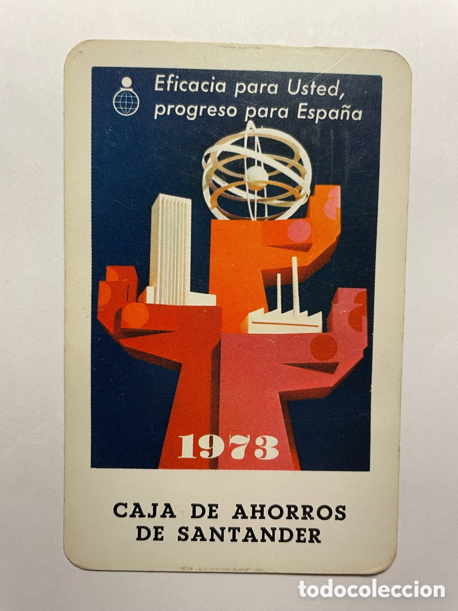 Coleccionismo calendarios: Calendario Fournier 1973, Caja Ahorros de Santander