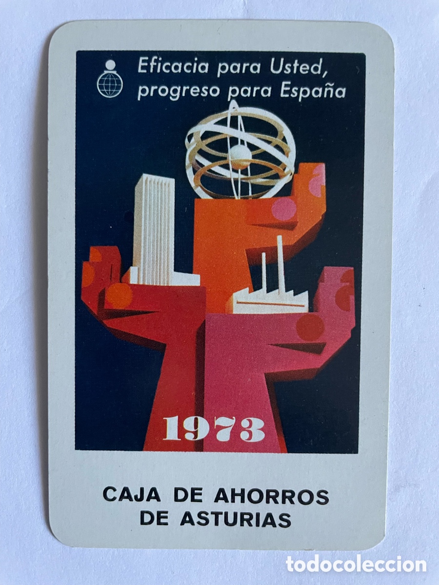 Coleccionismo calendarios: calendario Fournier 1973, Caja Ahorros de Asturias