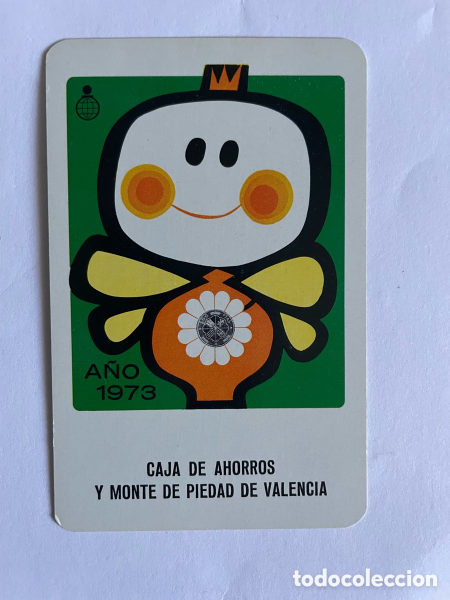 Coleccionismo calendarios: Calendario Fournier 1973, Caja Ahorros de Valencia