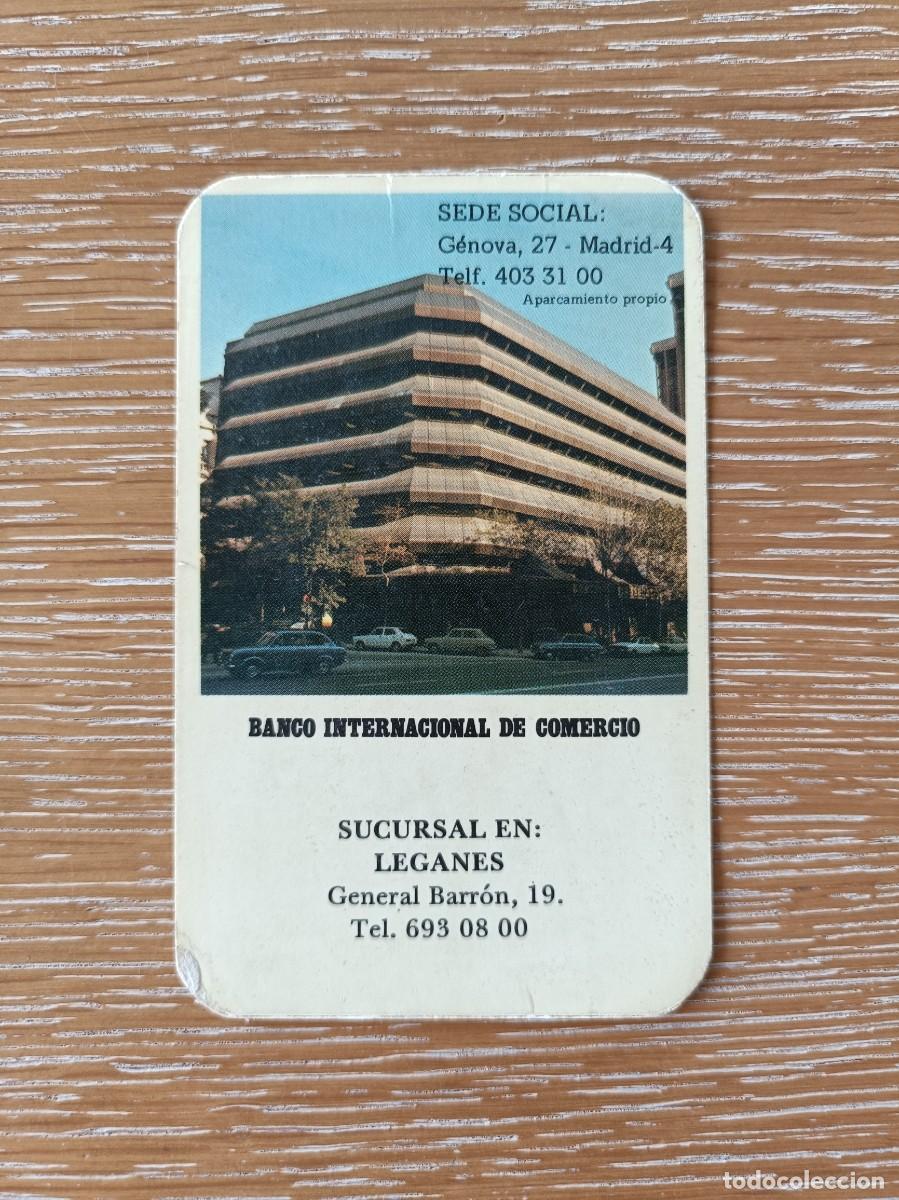 Coleccionismo Calendarios: CALENDARIO BOLSILLO - A&Ntilde;O 1978 - BANCO INTERNACIONAL DE COMERCIO - SUCURSAL EN LEGAN&Eacute;S