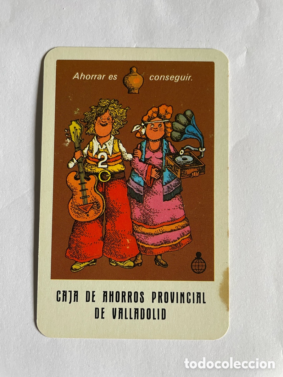 Coleccionismo calendarios: Calendario Fournier 1979, Caja Ahorros Provincial de Valladolid