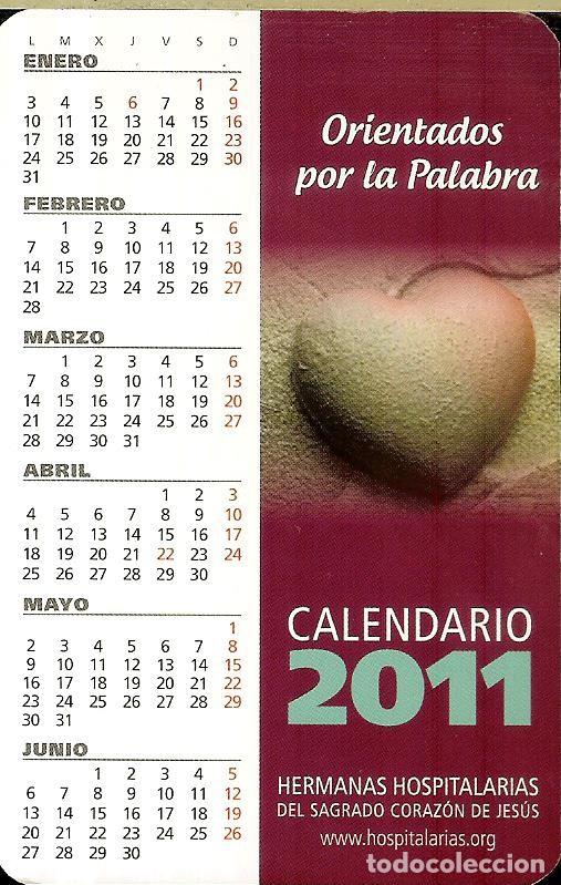 Coleccionismo Calendarios: CALENDARIO DE PUBLICIDAD - 2011 - HERMANAS HOSPITALARIAS DEL SAGRADO CORAZ&Oacute;N DE JES&Uacute;S
