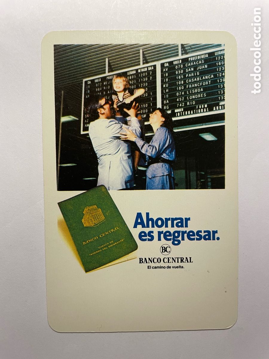 Coleccionismo Calendarios: Calendario Fournier 1980, Banco Central