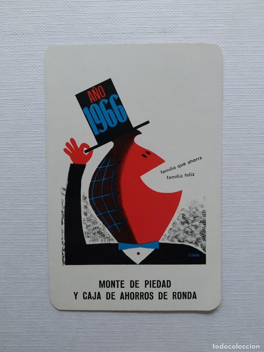 Coleccionismo Calendarios: CALENDARIO FOURNIER MONTE DE PIEDAD Y CAJA DE AHORROS DE RONDA A&Ntilde;O 1966 VER FOTOS NUEVO