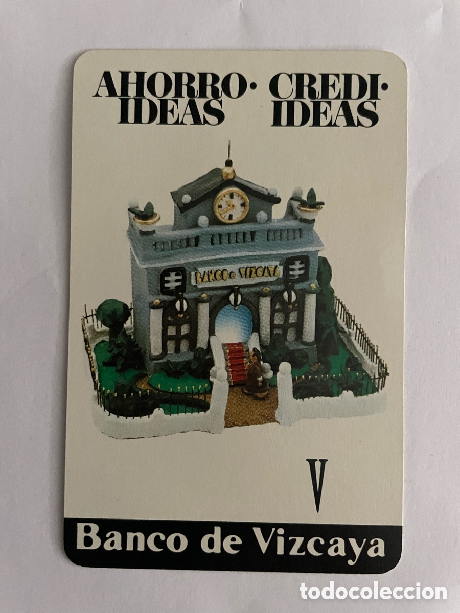 Coleccionismo calendarios: Calendario Fournier 1982, Banco de Vizcaya