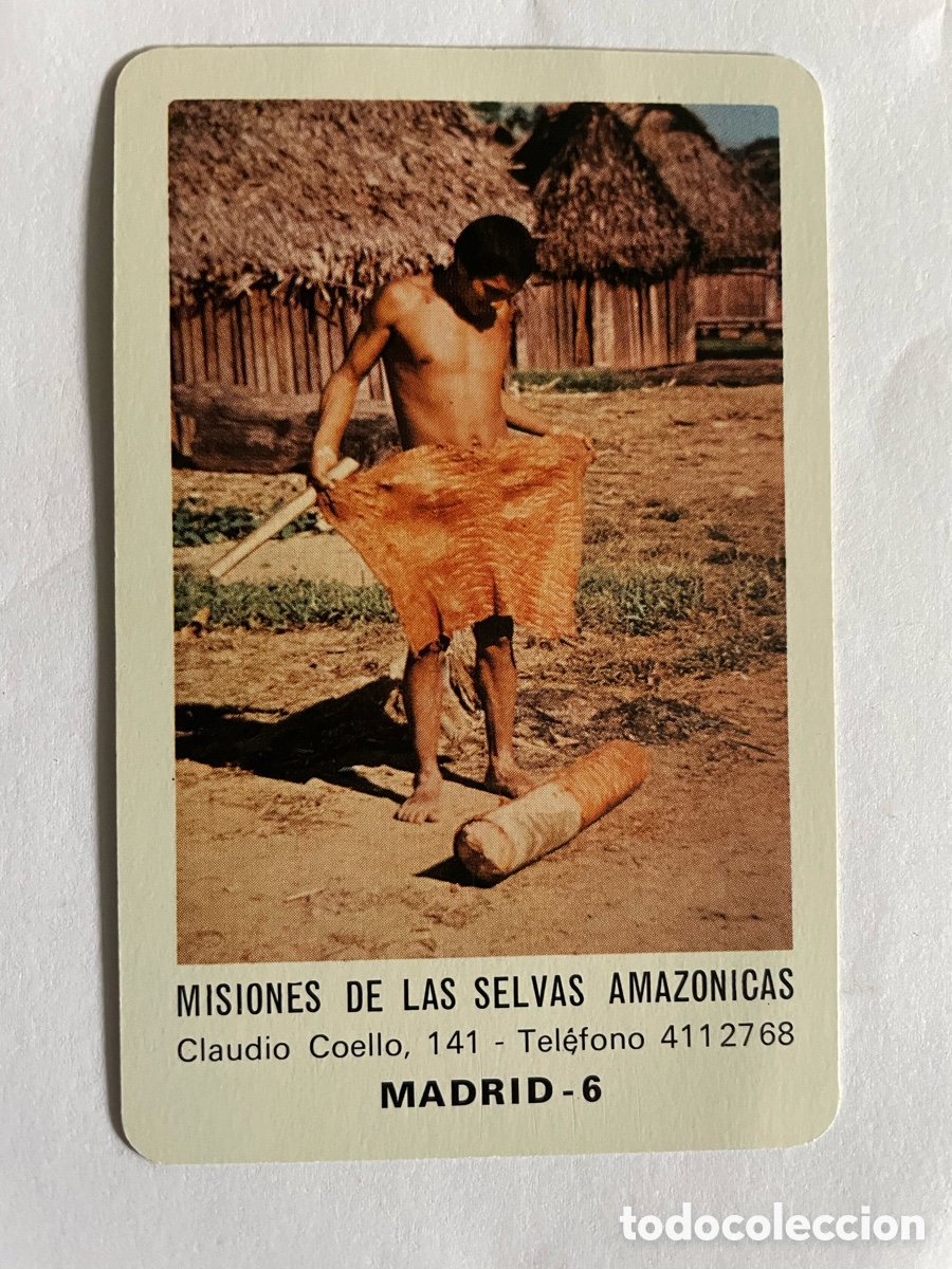 Coleccionismo Calendarios: Calendario Fournier 1982, Misiones de las Selvas Amaz&oacute;nicas