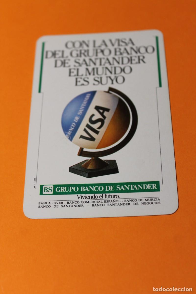 Sammeln von Kalendern: CALENDARIO FOURNIER. A&Ntilde;O 1986. BANCO SANTANDER. TARJETA VISA. BOLA DEL MUNDO.