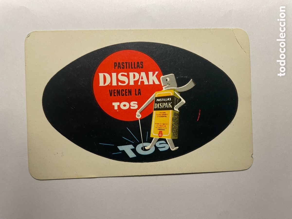 Coleccionismo calendarios: Calendario Fournier 1961, Dispak