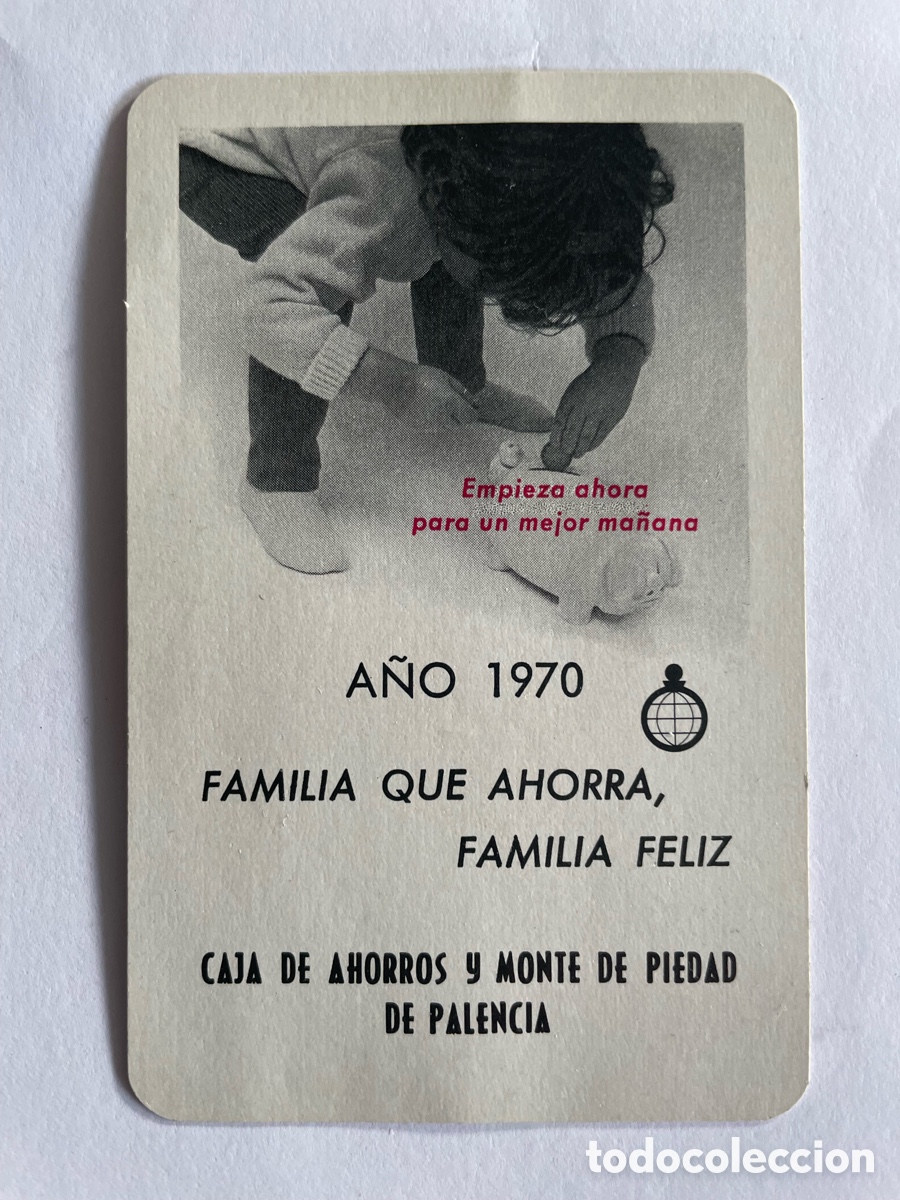 Coleccionismo calendarios: Calendario Fournier 1970, Caja Ahorros de Palencia