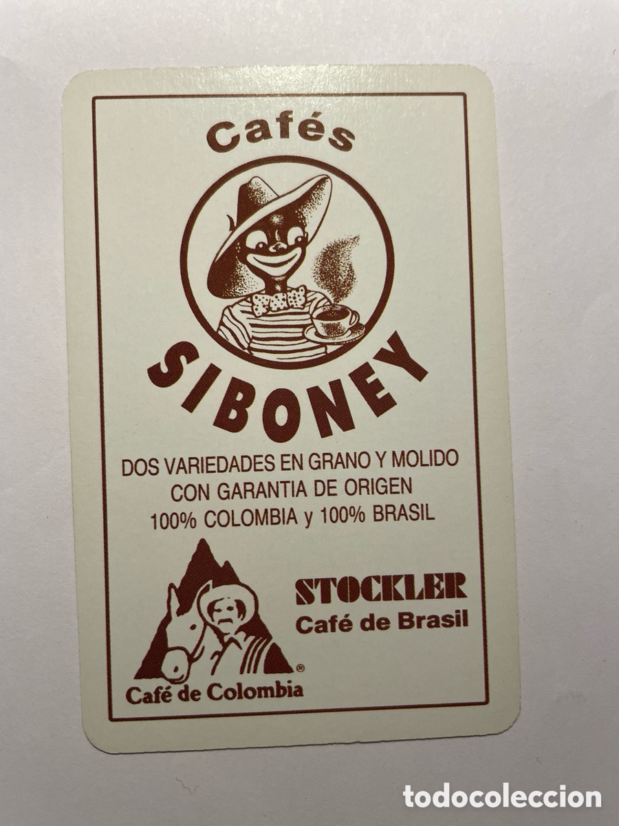 Coleccionismo calendarios: Calendario Fournier 1992, Caf&eacute;s Siboney