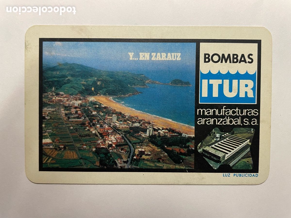 Coleccionismo calendarios: Calendario Fournier 1969, bombas Itur