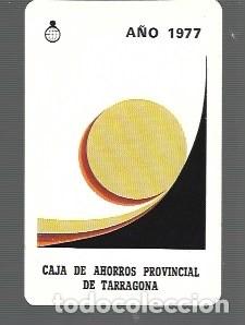 Colecionismo Calend&aacute;rios: CALENDARIO DE CAJA DE AHORROS PROVINCIAL DE TARRAGONA DEL A&Ntilde;O 1977