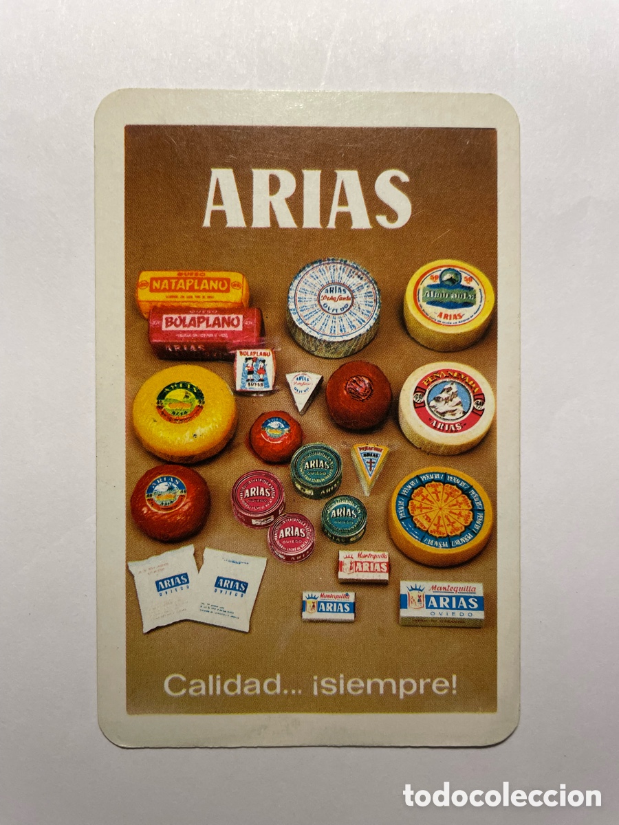 Coleccionismo Calendarios: Calendario Fournier 1968, Arias