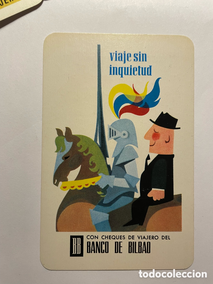 Coleccionismo Calendarios: Calendario Fournier 1968, Banco de Bilbao