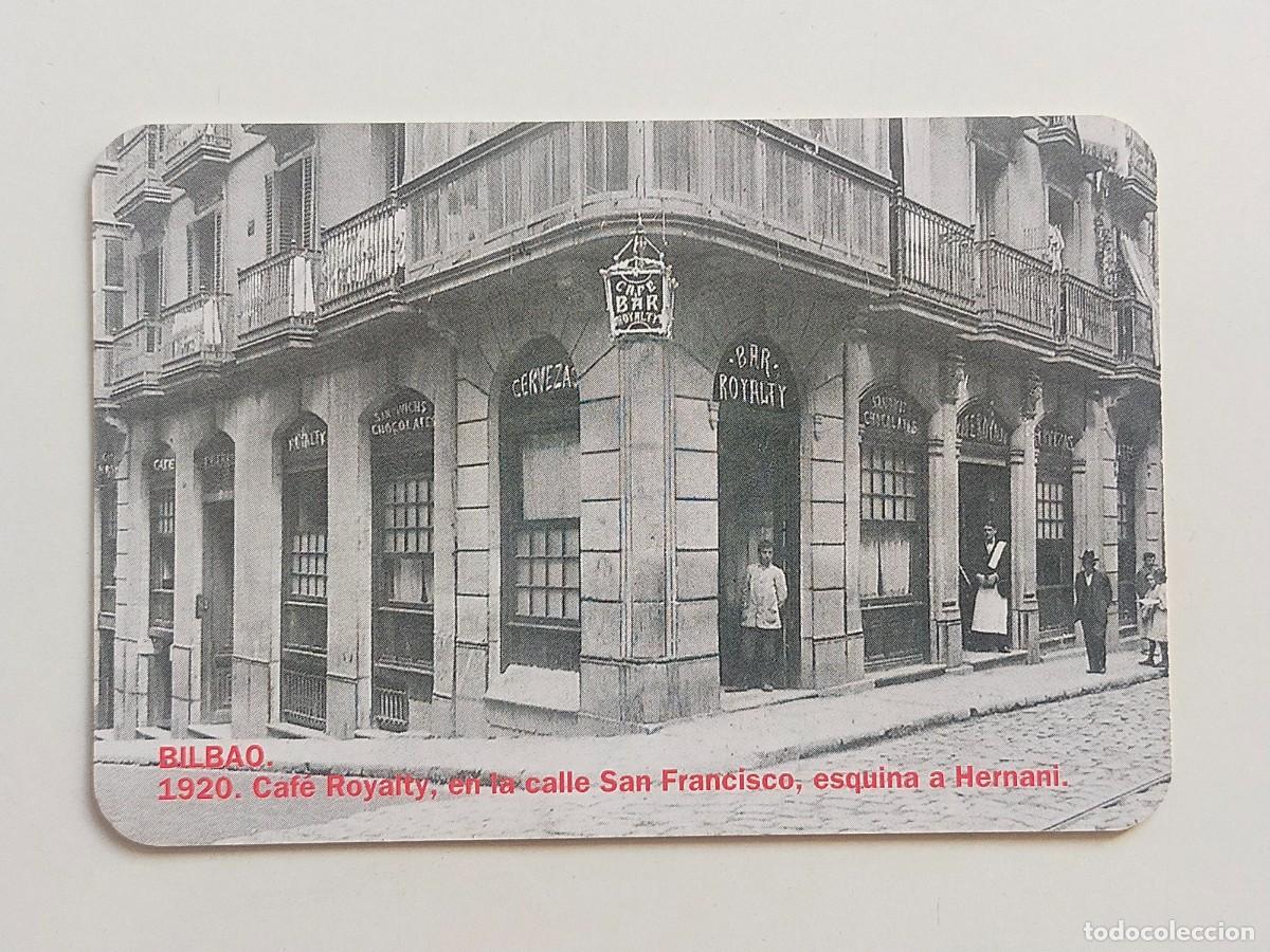 Coleccionismo Calendarios: Calendario de bolsillo A&ntilde;o 2008 - FILATELIA UNAMUNO. 1920 Caf&eacute; Royalty (Bilbao)