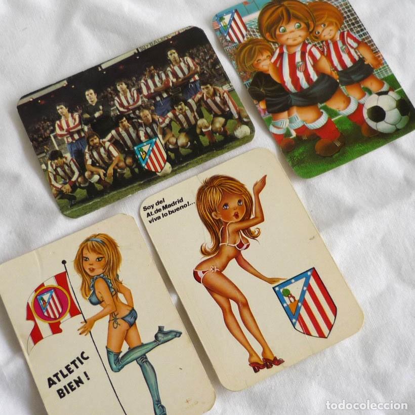 Collectables Calendars: 4 calendarios atl&eacute;tico de Madrid a&ntilde;os 70-80