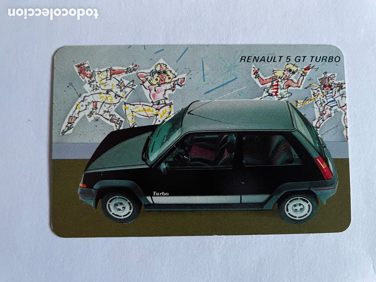 Coleccionismo Calendarios: Calendario Fournier 1986, Renault 5 GT