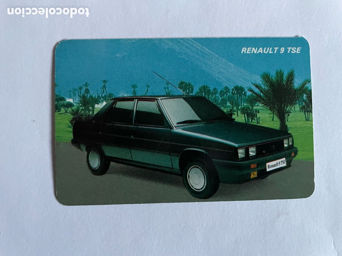 Coleccionismo Calendarios: Calendario Fournier 1986, Renault 9 TSE