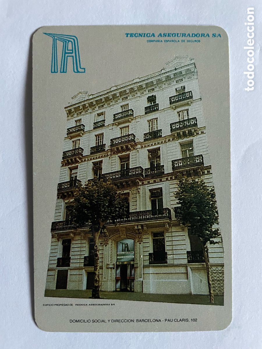 Coleccionismo Calendarios: Calendario Fournier 1986, T&eacute;cnica Aseguradora S A