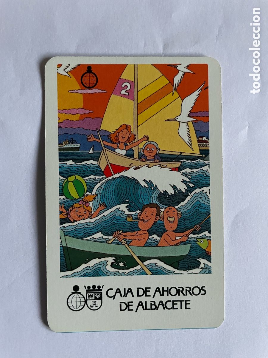 Coleccionismo calendarios: Calendario Fournier 1986, Caja Ahorros de Albacete
