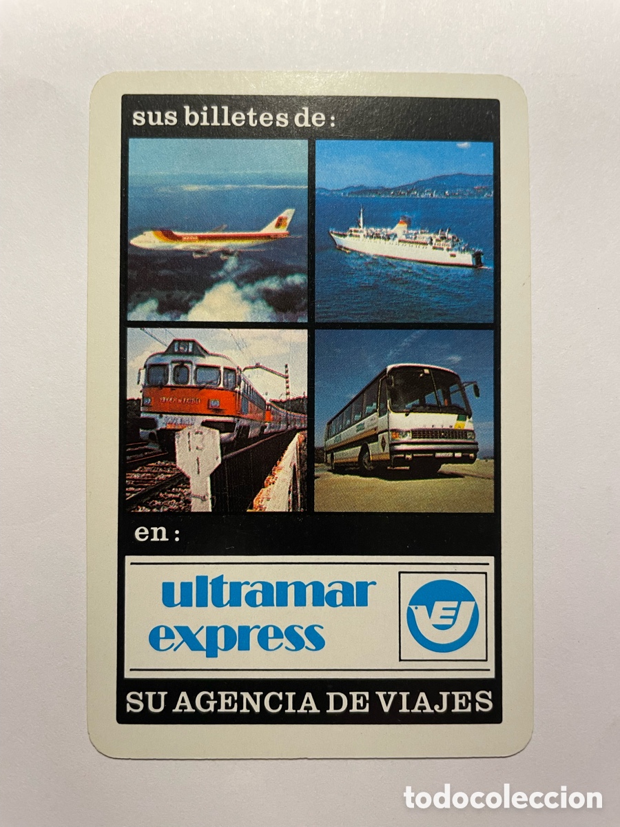 Sammeln von Kalendern: Calendario Fournier 1985, Ultramar Express