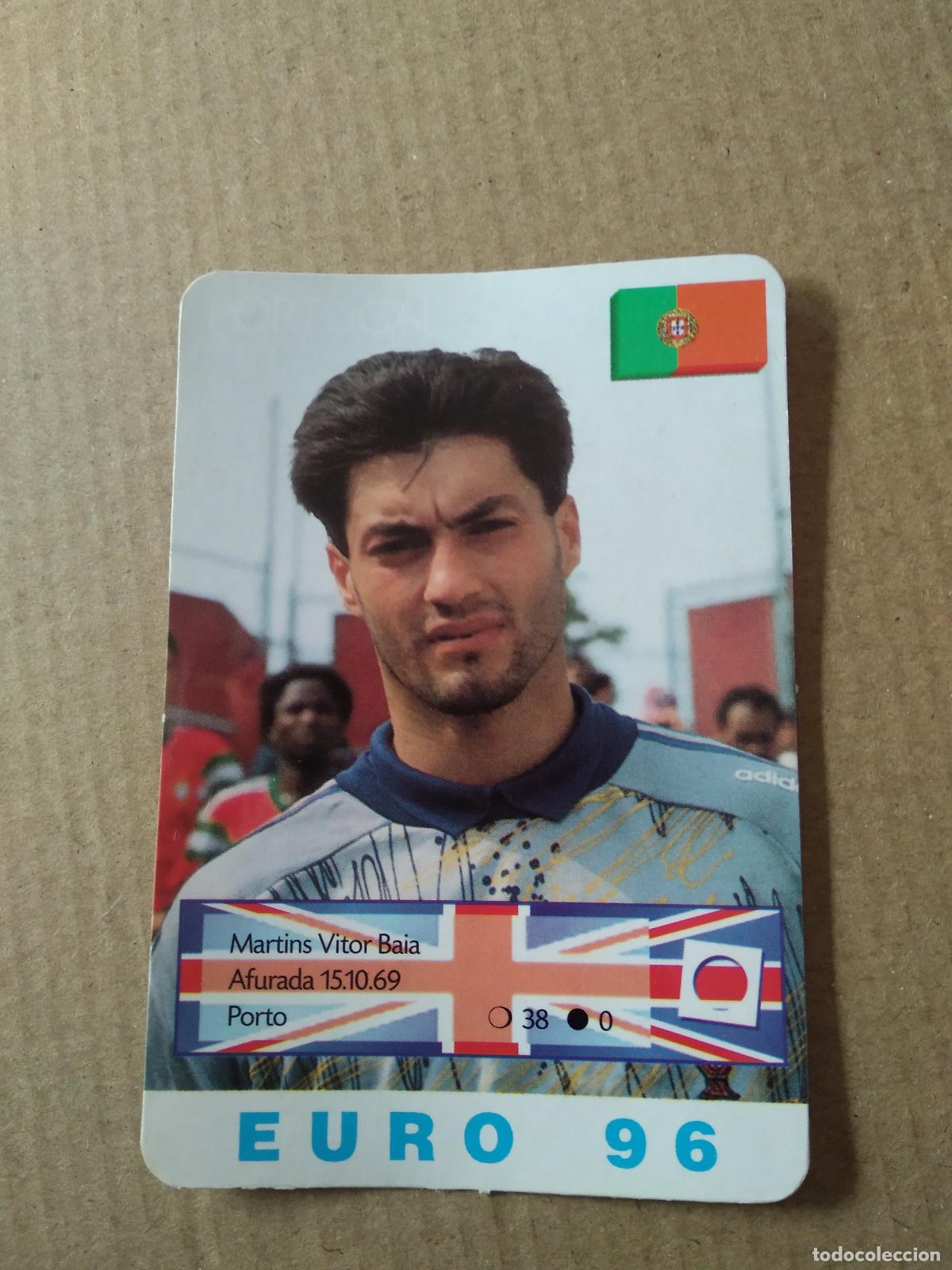Coleccionismo calendarios: 4 VITOR BAIA PORTUGAL CALENDARIO DE FUTBOL EURO 1996 EUROCOPA
