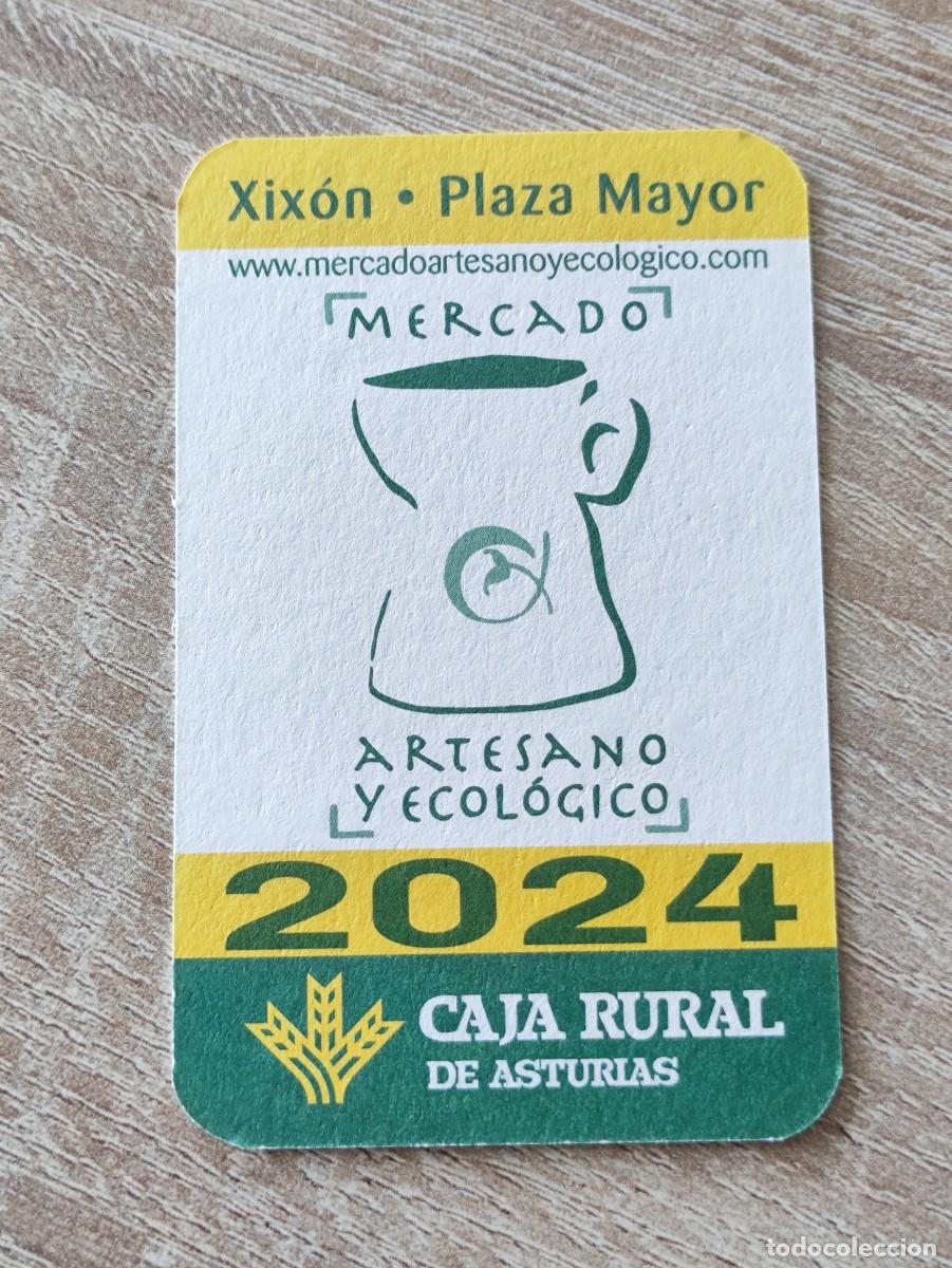 Coleccionismo Calendarios: CALENDARIO DE BOLSILLO 2024 - MERCADO ARTESANO Y ECOLOGICO - GIJON XIXON ASTURIAS